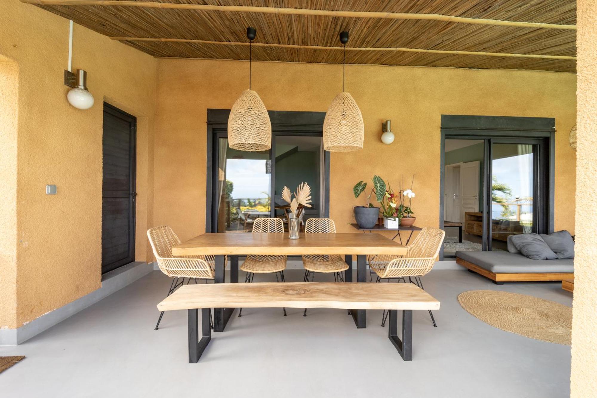 Villa Cactus Avec Piscine Et Vue Mer La Saline Le Bains Eksteriør bilde