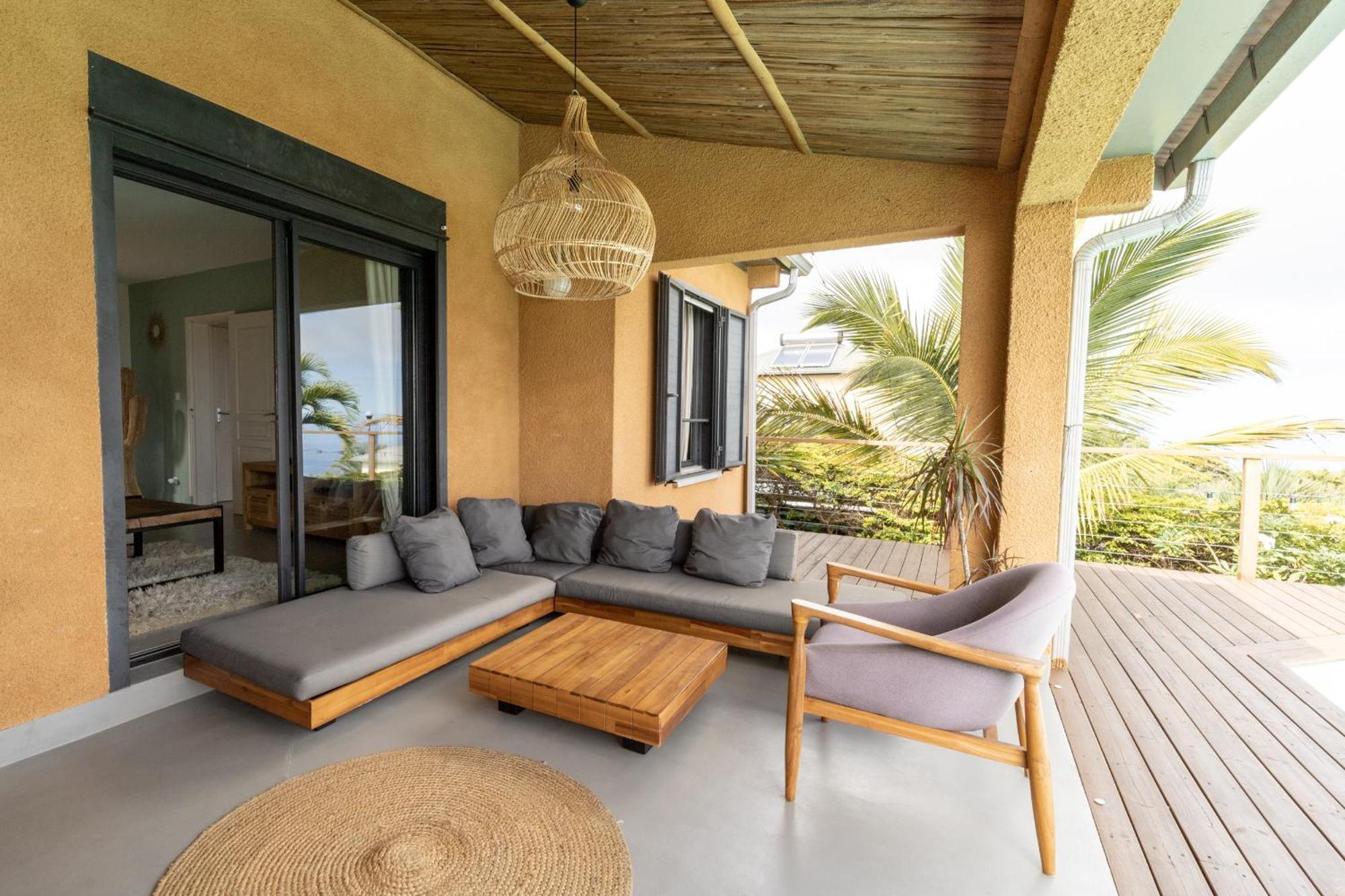 Villa Cactus Avec Piscine Et Vue Mer La Saline Le Bains Eksteriør bilde